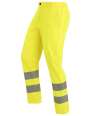 RG547 TRJ629R Regatta High Visibility Pro Contract Stretch Action Trousers Yellow colour image